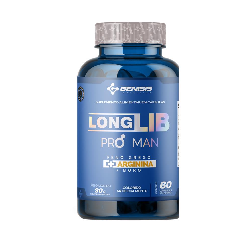LongLib Pro Man - pote com 60 cápsulas